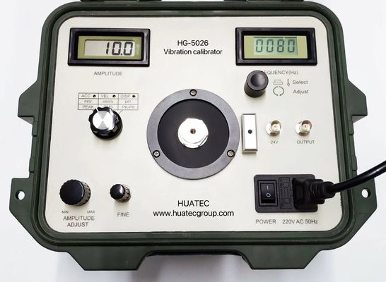 HG-5026 High Precision Vibration Calibrator 1-1280Hz for Accelerometer Velocity Proximity Transducer