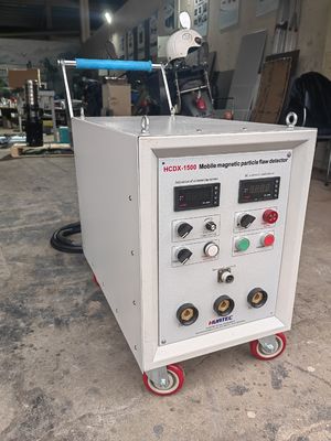 HCDX-1500 Βιομηχανικό εξοπλισμό μαγνητισμού και απομαγνητισμού MPI 0-1500A Συνεχή ρυθμιζόμενο ρεύμα γρήγορος σύνδεσμος ανιχνευτής μαγνητική συσκευή ελέγχου