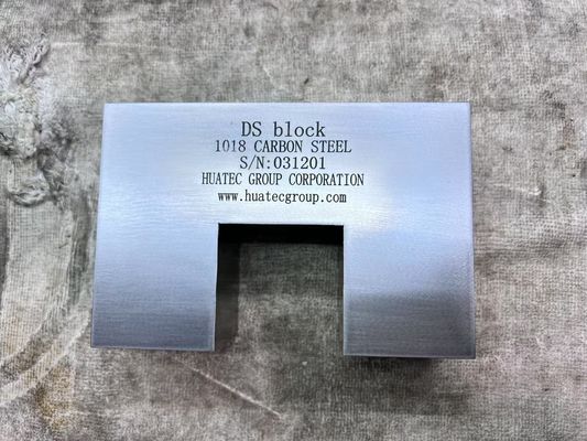 Μπλοκ βαθμονόμησης AWS D1.1/D1.1M-2015 DS για διαμήκη απόσταση & ευαισθησία