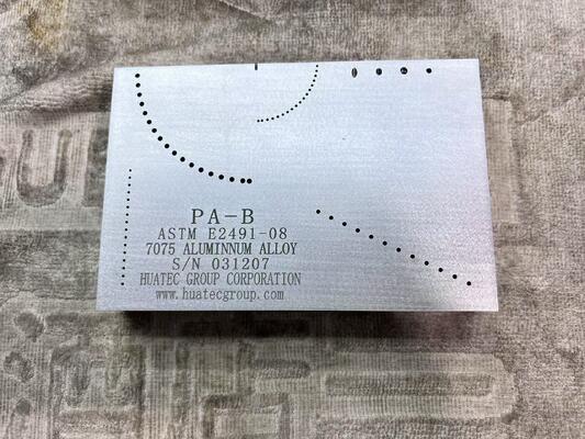 ASTM E2491 Μπλοκ Βαθμονόμησης Τύπου Β για Φασική Διάταξη - Υπηρεσία Μη Καταστροφικού Ελέγχου