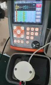 Φορητός Υπερηχητικός Ελεγκτής HFD-810 400MHz Δειγματοληψία Bluetooth Εξαγωγή Αναφοράς PDF Ανιχνευτής Επιθεώρησης Αδιάβροχης Επίστρωσης