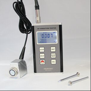 HG-6363 3 άξονες φορητό μέτρο δονήσεων Piezoelectric επιταχυντή με RS232 & Bluetooth για παρακολούθηση μηχανών