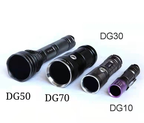 Ισχυρός φακός LED υπεριώδους ακτινοβολίας DG-10, χρόνος φόρτισης 5H