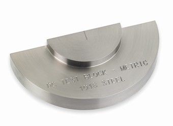 ASTM E164 DC Block Distance Calibration AWS Standard Shear Wave Ultrasonic Transducer Distance Calibration Test Block (Μέρος δοκιμής βαθμονόμησης απόστασης με υπερηχητικό μετατροπέα)