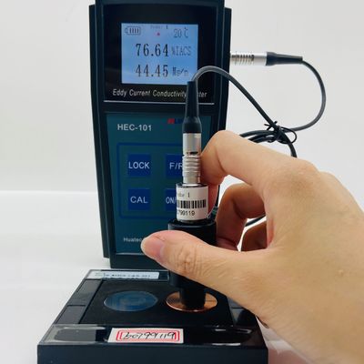 HEC-101 60KHz Δοκιμαστής ηλεκτρικής αγωγιμότητας Eddy Current % IACS MS/m Δύο μονάδες Αυτοκινητικό μετρητή αγωγιμότητας αλουμινίου και χαλκού