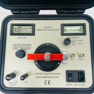 HG-5026 Τυπικός μετατροπέας Κεφαλή δονήσεων σε ένα βαθμομετρητή δονήσεων με γεννήτη σήματος sinus