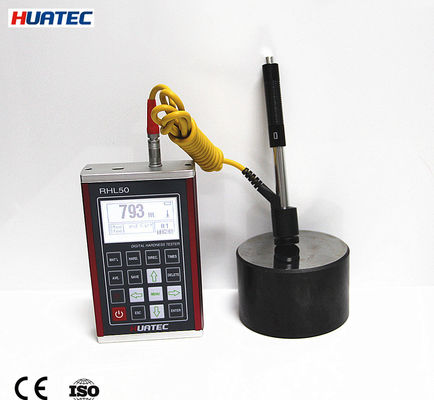 RHL50 LCD Leeb Hardness Tester Επαναφορτιζόμενος ψηφιακός μετρητής σκληρότητας για μεταλλικό τεμάχιο