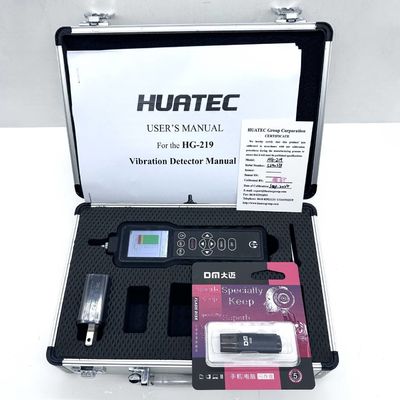 HG-219 Handheld Vibration Analyzer Bearing Fault Detector Data Collector with Electronic Stethoscope