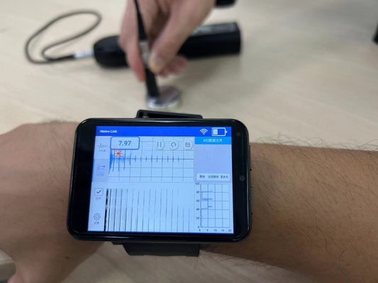 TG-14+ A Scan B Scan APP mode EMAT Ηλεκτρομαγνητικός μετρητής πάχους υπερήχων με έγχρωμο LCD