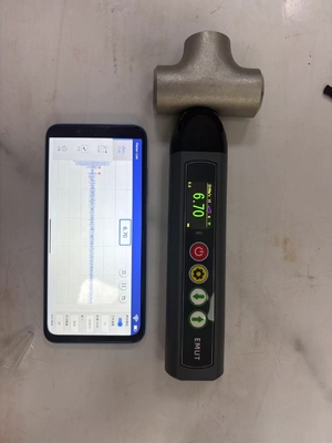TG-14+ A Scan B Scan APP mode EMAT Ηλεκτρομαγνητικός μετρητής πάχους υπερήχων με έγχρωμο LCD