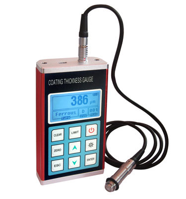 TG-6019 Μεταλλικό σχήμα οπίσθιας φωτεινότητας LCD Δείκτης πάχους επίστρωσης