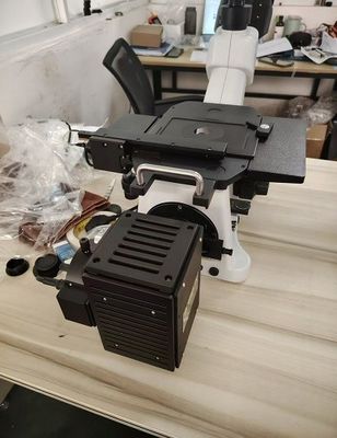 Αντεστραμμένο Μεταλλογραφικό Μικροσκόπιο HM-41X με Ημι-αχρωματικό Αντικειμενικό για Ανάλυση Υλικών