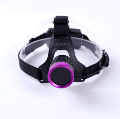 40 × 38 mm Πάνω μήκος κύματος Ρυθμίσιμο φακό UV για το κεφάλι και το κράνος