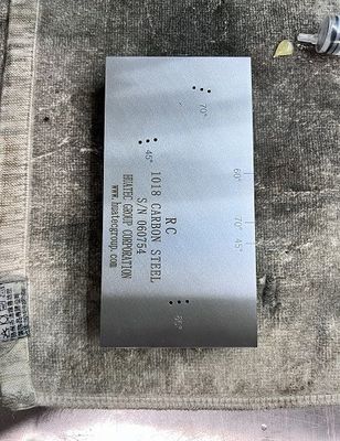 Σύγκριση Ανάλυσης RC από Ανθρακούχο Χάλυβα με Υπερήχους Πρότυπο Μπλοκ Βαθμονόμησης AWS D1.1/D1.1M-2015