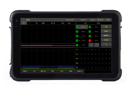 FD-GT-20 Έγχρωμη Οθόνη TFT Ασύρματο WIFI Ελαφρύ Τροχήλατο Σύστημα Ελαττωμάτων UT Σιδηροδρόμων