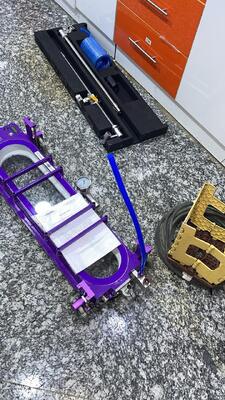 HV1800F-LED σύστημα ανίχνευσης διαρροής συγκόλλησης κενού για βυθό δεξαμενής και δοχείο πίεσης