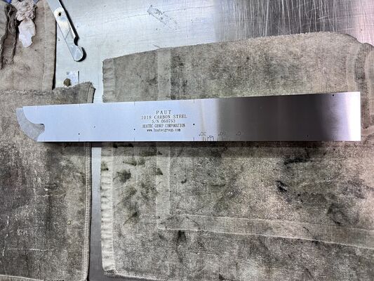 PAUT Βαθμονόμηση Ακτίνας IIW Block ISO 19675 Μετρικό