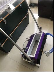 HC1400-LED Φιλέτα συγκόλληση Κουτί κενού Ανιχνευτής διαρροής 60kPa Κενός ηλεκτρομαγνήτης Στροφική ράβδος κινητήρα LED Φως Τάγμα αποθήκευσης Γωνία συγκόλλησης Εξοπλισμός δοκιμής διαρροής NDT