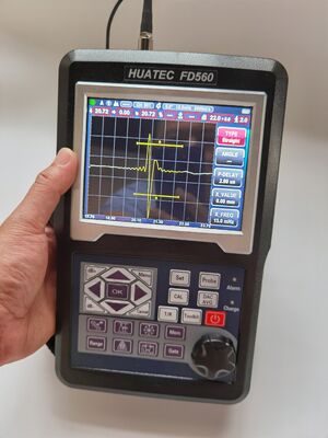 HUATEC FD560 Φορητός ψηφιακός υπερηχητικός ανιχνευτής ελαττωμάτων με ευαισθησία 120dB και προστασία IP65 για δοκιμές NDT