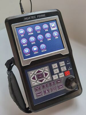 HUATEC FD560 Φορητός ψηφιακός υπερηχητικός ανιχνευτής ελαττωμάτων με ευαισθησία 120dB και προστασία IP65 για δοκιμές NDT