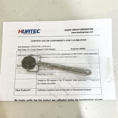 Δείκτη πεδίου ASTM Δείκτη μαγνητικού πεδίου ASTME709 MPI δοκιμή