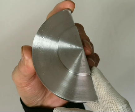 DC Type UT Calibration Block 1.0" & 2.0" Radius Shear Wave Distance Calibration Reference Block Για υπερηχητικό ανιχνευτή ελαττωμάτων