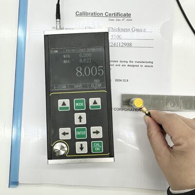 Μετρητής πάχους υπερήχων TG-5700 μεγάλης εμβέλειας μέτρησης υψηλής ακρίβειας
