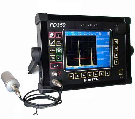 FD350 IP65 Υπερηχητικό όργανο μέτρησης ελαττωμάτων και πάχους 640×480 Χρωματικό ανιχνευτής βιομηχανικών ελαττωμάτων υψηλής ευαισθησίας TFT LCD