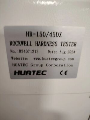 HR-150/45DX Ελέγχων σκληρότητας με οθόνη αφής Rockwell
